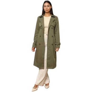 La Modeuse  72596_P168225  Kabátiky Trenchcoat Zelená