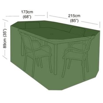 M.A.T. plachta krycia na súpravu 4 stoličky + obdĺžnikový stôl 215 × 173 × 89 cm (791839)