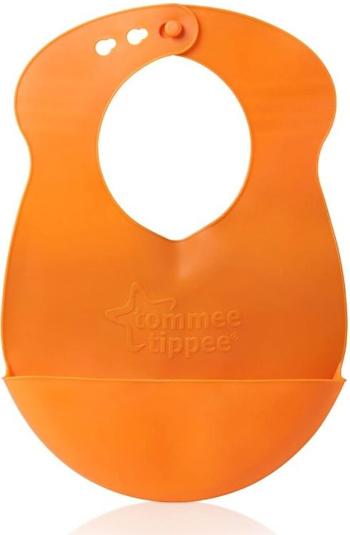 TOMMEE TIPPEE Plastový podbradník rolovací Explora, oranžový