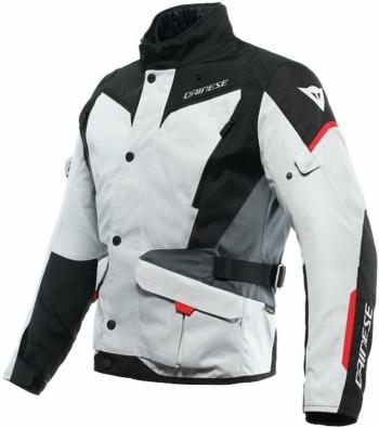 Dainese Tempest 3 D-Dry Glacier Gray/Black/Lava Red 62 Textilná bunda