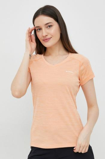 Športové tričko Columbia Zero Rules oranžová farba