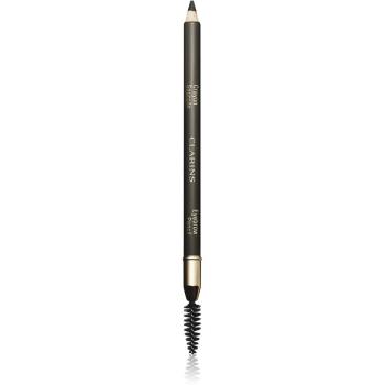 Clarins Eyebrow Crayon Sourcils ceruzka na obočie s kefkou odtieň 01 - Dark Brown 1,1 g