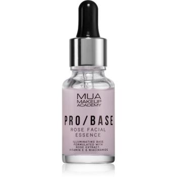 MUA Makeup Academy PRO/BASE Rose rozjasňujúca podkladová báza pod make-up s výťažkom zo šípovej ruže 15 ml