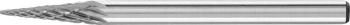 PFERD 21214183 frézovacie kolík tvrdokov Špicatý kužeľ  Dĺžka 41 mm Vonkajší Ø 3 mm Pracovná dĺžka 11 mm Ø hriadeľa 3 mm