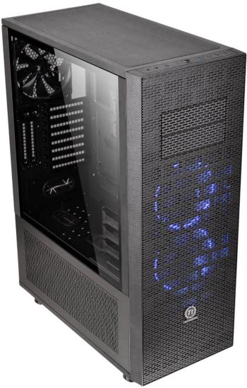 Thermaltake Core X71 TG full Tower PC skrinka čierna 2 predinštalované LED ventilátory, 1 predinštalovaný ventilátor, bo