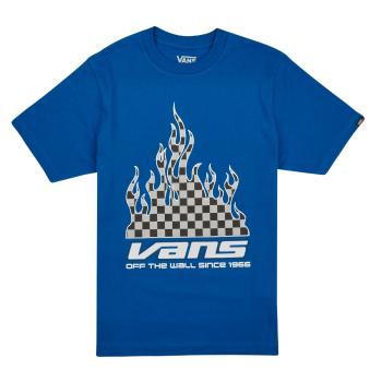 Vans  REFLECTIVE CHECKERBOARD FLAME SS  Tričká s krátkym rukávom Modrá