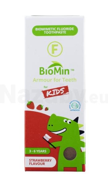 BioMin F gélová zubná pasta pre deti jahoda 37,5 ml