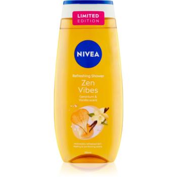 Nivea Zen Vibes upokojujúci sprchový gél Geranium & Vanilla 250 ml