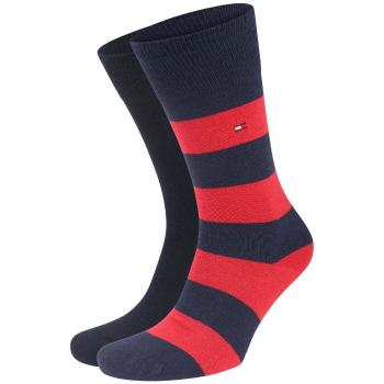 Tommy Hilfiger  Two Pack Knitted Rugby Socks Navy Tommy Original  Ponožky Modrá