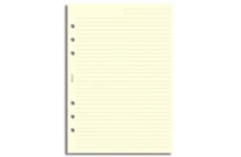 Filofax A5 linajkový papier, krémový, 25 listov