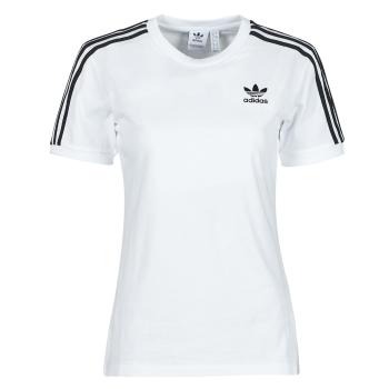 adidas  3 STRIPES TEE  Tričká s krátkym rukávom Biela