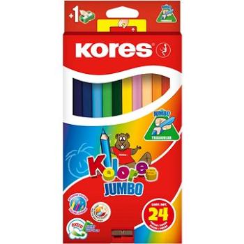 KORES JUMBO KOLORES 24 farieb (93524)