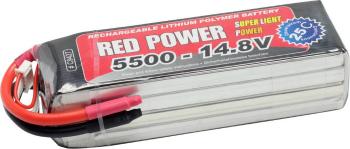 Red Power akupack Li-Pol 14.8 V 5500 mAh Počet článkov: 4 25 C SoftCase otvorené káblové koncovky