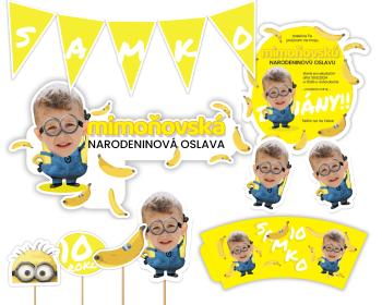 Personal Personalizovaný narodeninový set - Mimoni