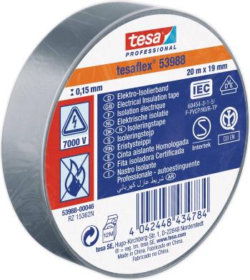 tesa  53988-00046-00 izolačná páska tesa® Professional sivá (d x š) 20 m x 19 mm 1 ks
