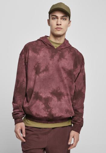 Urban Classics Tye Dyed Hoody cherry - L