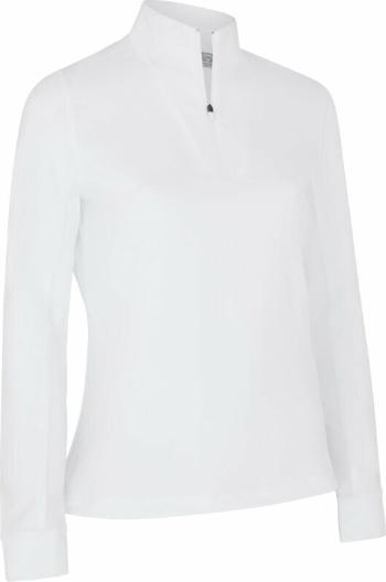 Callaway Womens Solid Sun Protection 1/4 Zip Brilliant White 2XL