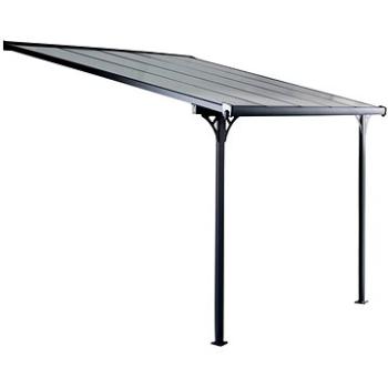 Pergola záhradná BRUCE D – sivý polykarbonát (8595226708448)