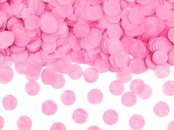 Konfety 60cm - Ružové krúžky - Narodenie dievčatka - Odhalenie pohlavia - Detská oslava - PARTYKONF