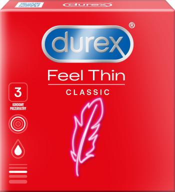 Durex Feel Thin Classic Kondómy 3 ks