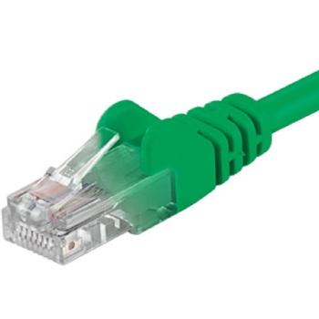 PremiumCord Patch kábel UTP RJ45-RJ45 CAT6 0.25m zelená