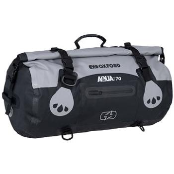 OXFORD Vodotesný vak Aqua T-70 Roll Bag  (sivý/čierny objem 70 l) (M006-307)