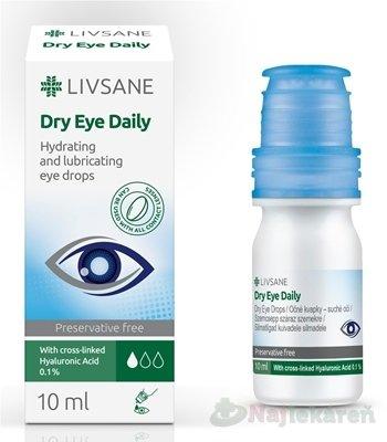 Livsane očné kvapky na suché oči 0,1%HA 10M