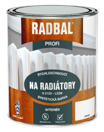 RADBAL PROFI S2120 - profi farba na radiátory 0,6 l 1000 - biela