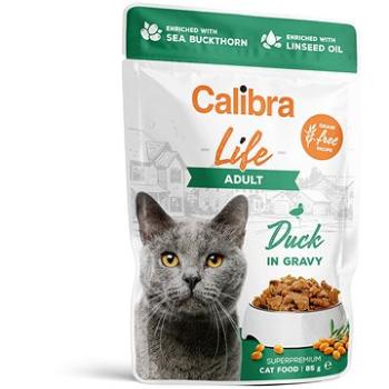 Calibra Cat Life kapsička adult duck in gravy 85 g (8595706700818)