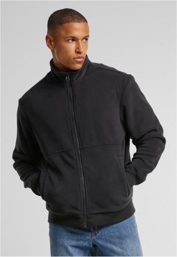 Urban Classics Colour Block Polar Fleece Jacket black/black - 4XL