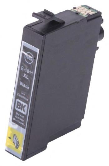 EPSON T1811 (C13T18114010) - kompatibilná cartridge, čierna, 15ml