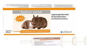 RodiCare Hairball na podporu vylučovania chlpov z tráviaceho traktu morčiat a králikov 3x12ml