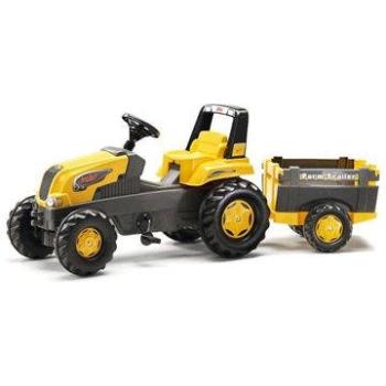 Šliapací traktor Rolly Junior s Farm vlečkou - žltý (4006485800285)