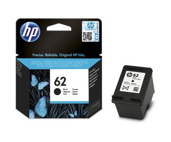 HP 62 Black Original Ink Cartridge (200 pages)