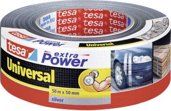tesa UNIVERSAL 56389-00000-11 páska so skleným vláknom tesa® Extra Power strieborná (d x š) 50 m x 48 mm 1 ks