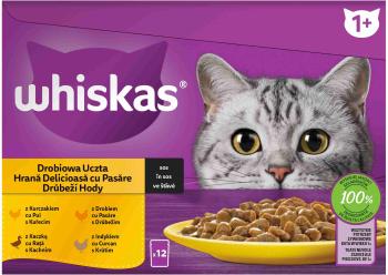 WHISKAS Kapsička Hydinový výber v šťave 12pack