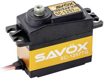 Savöx štandardné servo SC-1257TG digitálne servo Materiál prevodovky: kov Zásuvný systém: JR