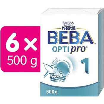 BEBA OPTIPRO® 1 počiatočné dojčenské mlieko, 6× 500 g (8445290096142)
