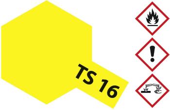Tamiya akrylová farba žltá TS-16 nádoba so sprejom 100 ml