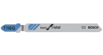 Bosch Accessories 2608631012 Jigsaw blade T 118 G Basic for Metal 5 ks
