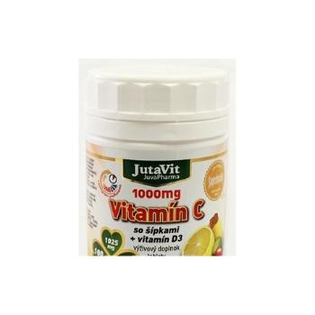 JutaVit Vitamín C 1000 mg so šípkami + vitamín D3 100 tbl
