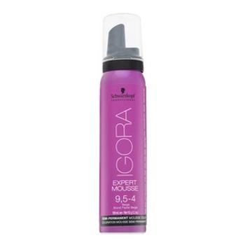 Schwarzkopf Professional Igora Expert Mousse Semi-Permanent Mousse Color semi-permanentná farbiaca pena na vlasy 9,5-4 100 ml