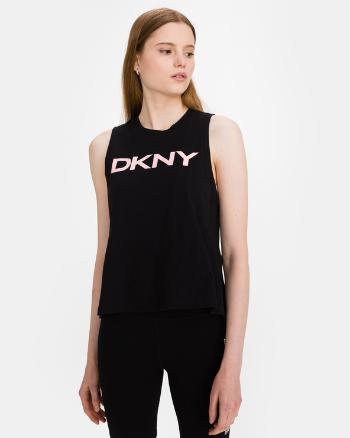 DKNY Sollip Logo Tielko Čierna