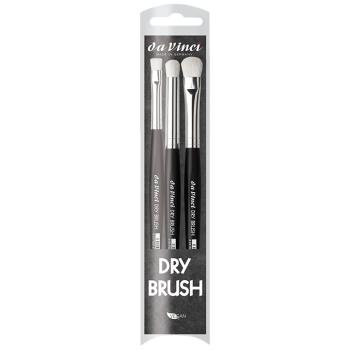 Sada štetcov da Vinci Dry Brush 3 ks