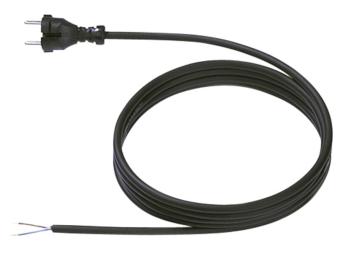 Bachmann 246176 napájací prepojovací kábel  čierna 5.00 m