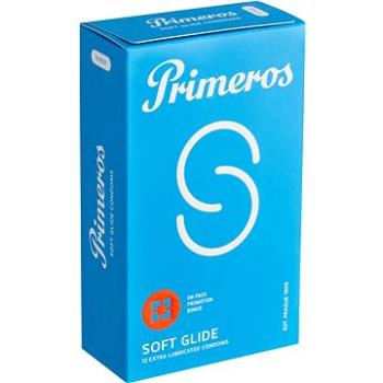 PRIMEROS Soft Glide Extra tenké so zvýšenou dávkou lubrikácie, vegánske, 12 ks (8594068384216)