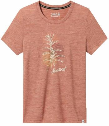 Smartwool Women’s Sage Plant Graphic Short Sleeve Tee Slim Fit Copper Heather M