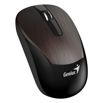 Genius Myš Eco-8015, 1600DPI, 2.4 [GHz], optická, 3tl., bezdrôtová USB, čokoládová, Intergrovaná