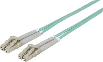 Intellinet 750868 optické vlákno LWL prepojovací kábel [1x zástrčka LC - 1x zástrčka LC] 50/125 µ Multimode OM3 1.00 m