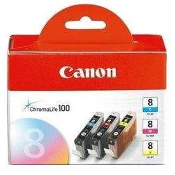 Canon CLI-8 C/M/Y Pack azúrová, purpurová, žltá (0621B029)